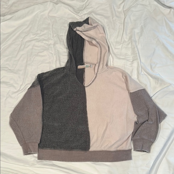 Girls Pink/Grey Color block Sweatshirt - Picture 1 of 1